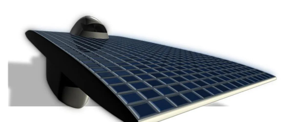 aktueller Entwurf des Solar-Elektrorennfahrzeugs für die North American Solar Challenge 2010