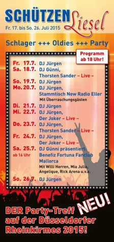 Bild: Brauerei Schlösser zusätzlich mit neuem Biergarten auf der Rheinkirmes 2015