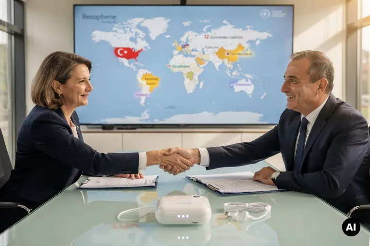 Bild: Exklusiver Distributionsvertrag für das tinniwell in der Türkei und den Turkstaaten unterzeichnet
