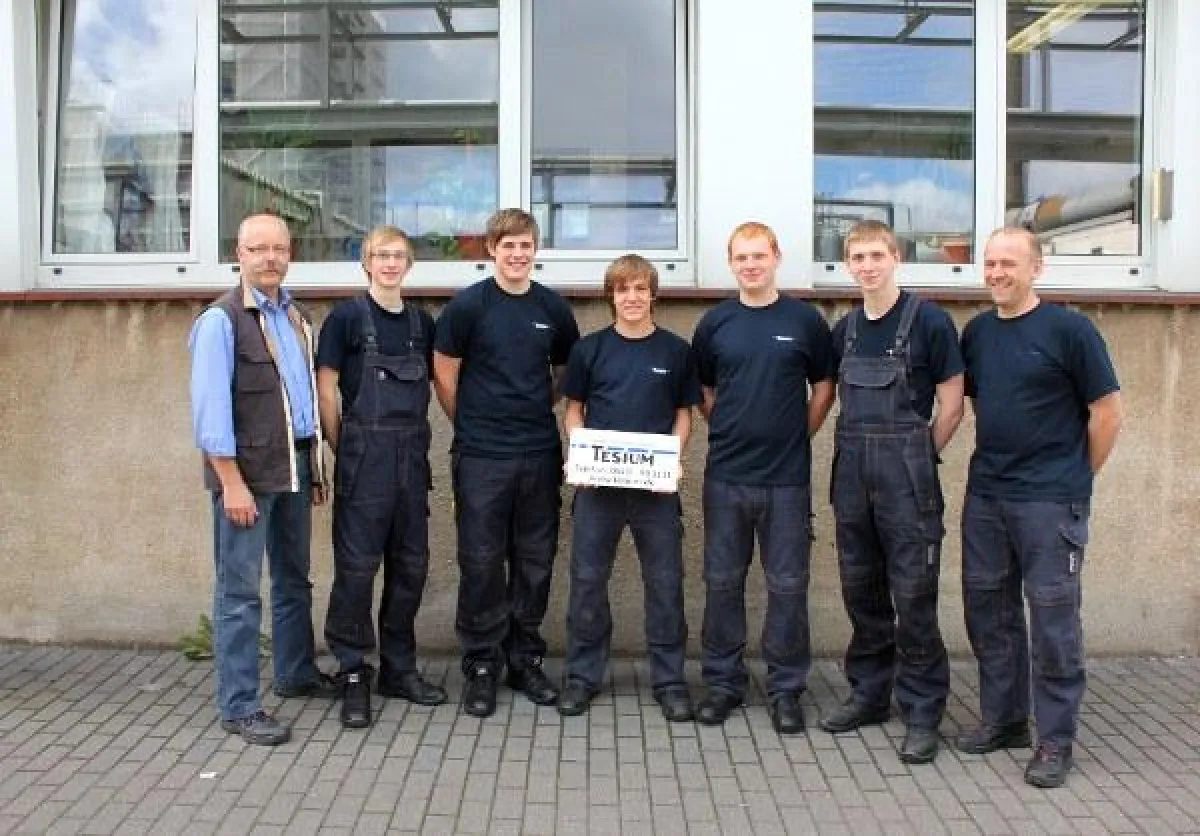 Diese jungen Kollegen werden in ihrer Ausbildung weit mehr lernen, als nur Telefonnummer und Webadresse ihres Ausbildungsbetriebes