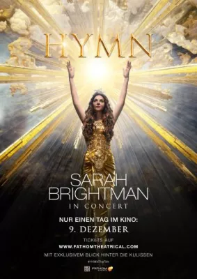 Bild: Exklusive einmalige Vorführung von “HYMN: SARAH BRIGHTMAN IN CONCERT” am 9. Dezember im Kino