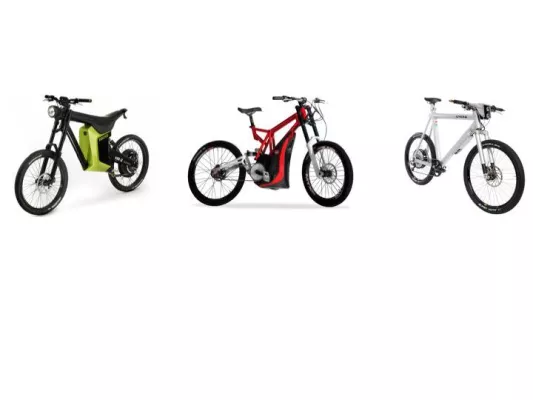 Bild: Frische Farben auf Stuttgarts Strassen: die Stromräder ELMOTO, eSpire und Grace Pro