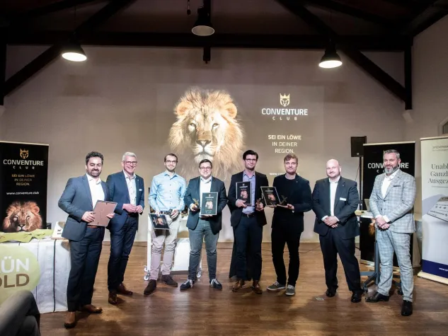 Start-ups meet Mittelstand. Regionale „Löwen“ treffen auf Start-ups aus ganz Deutschland. Bild: Start-ups meet Mittelstand. Regionale „Löwen“ treffen auf Start-ups aus ganz Deutschland.