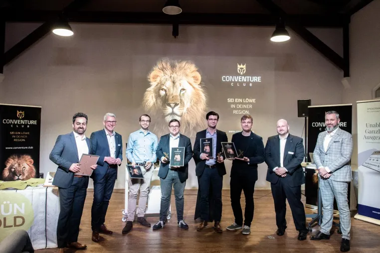 Bild: Start-ups meet Mittelstand. Regionale „Löwen“ treffen auf Start-ups aus ganz Deutschland.