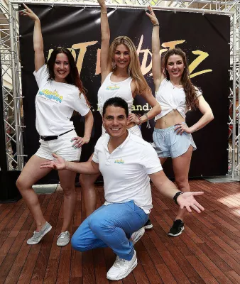 Bild: Die Siegerinnen des Dance-Castings der Hot Banditoz im Elbe-Einkaufszentrum