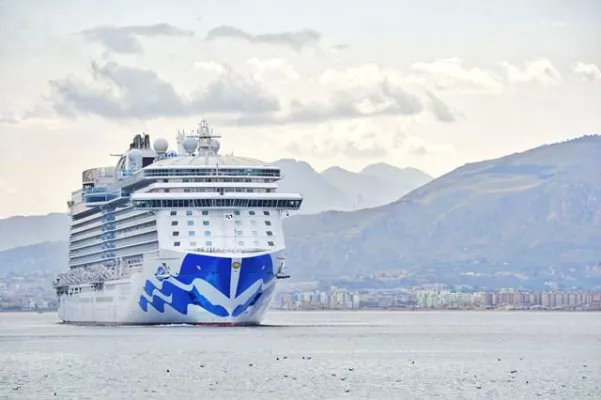 Bild: Test-Cruise vor der Jungfernfahrt – Überführung der Majestic Princess mit Passagieren an Bord