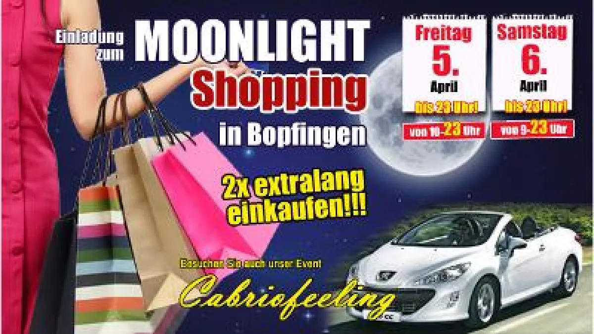 Moonlightshopping in Bopfingen