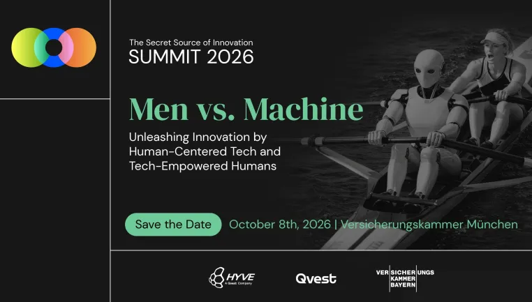 The Secret Source of Innovation Summit 2026: Mensch und Maschine im Zusammenspiel der Zukunft Bild: The Secret Source of Innovation Summit 2026: Mensch und Maschine im Zusammenspiel der Zukunft