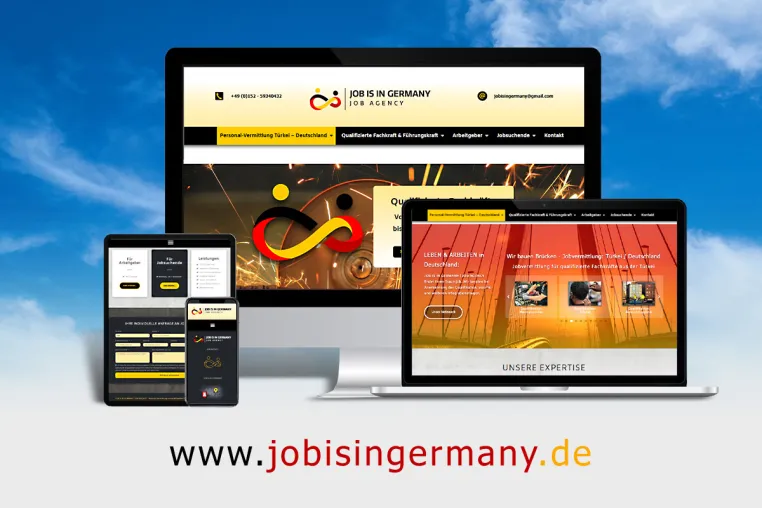 Weblaunch bei Jobagentur JOB IS IN GERMANY aus Hamburg | Personal-Vermittlung Türkei – Deutschland Bild: Weblaunch bei Jobagentur JOB IS IN GERMANY aus Hamburg | Personal-Vermittlung Türkei – Deutschland