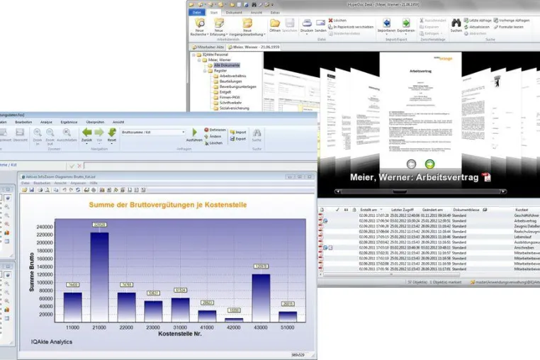 Messe Personal: IQDoQ präsentiert Personalakte mit Integration verteilter HR-Daten Bild: Messe Personal: IQDoQ präsentiert Personalakte mit Integration verteilter HR-Daten