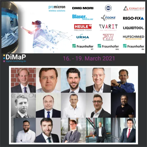 Bild: DiMaP 2.0 – Digital Machining Market Place – internationale Onlinekonferenz geht in die zweite Runde.