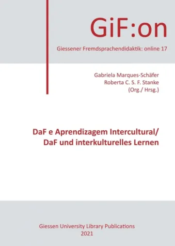 Bild: DaF e Aprendizagem Intercultural / DaF und interkulturelles Lernen - Band 17 Giessener Fremdsprachendidaktik