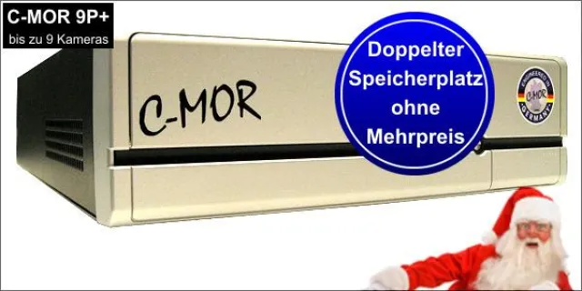 Bild: C-MOR XMAS Edition 2010 mit kostenloser Speicherplatzverdopplung