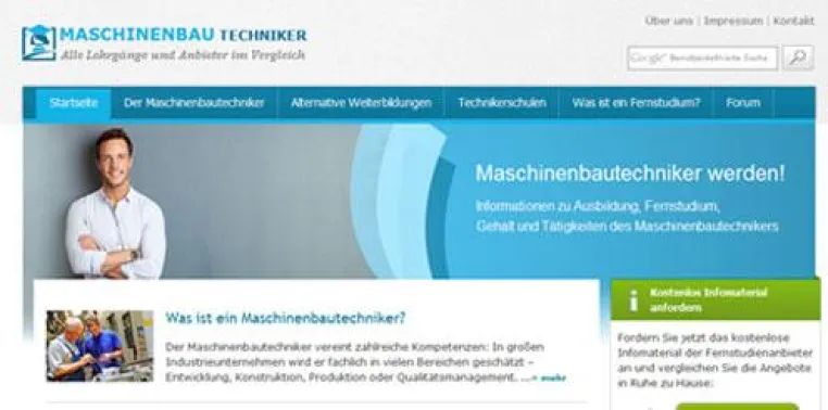 Bild: Online Akademie startet umfangreiches Informationsportal zum Maschinenbautechniker