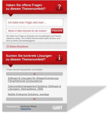 Deutsche Messe Interactive präsentiert mit infobox zukunftsweisendes Dialogmarketing Bild: Deutsche Messe Interactive präsentiert mit infobox zukunftsweisendes Dialogmarketing
