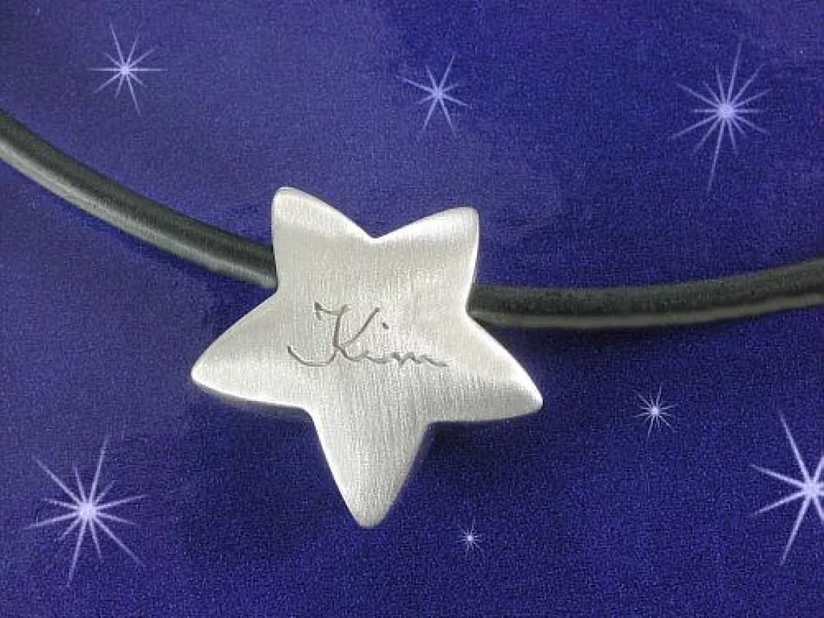 Ein Silberstern, der 