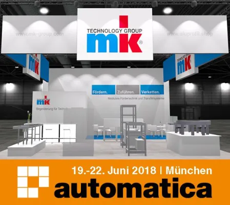 Automatica 2018 – Fördertechnik und Transfersysteme für Automatisierung und Materialfluss Bild: Automatica 2018 – Fördertechnik und Transfersysteme für Automatisierung und Materialfluss
