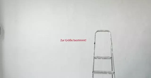 Zur Größe bestimmt - großformatige Malerei Bild: Zur Größe bestimmt - großformatige Malerei