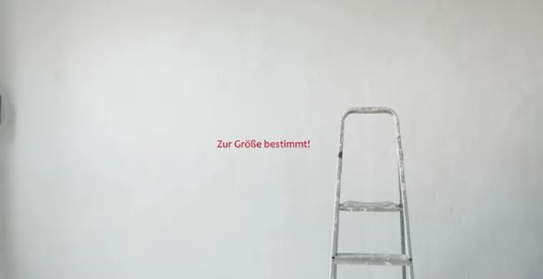 Bild: Zur Größe bestimmt - großformatige Malerei