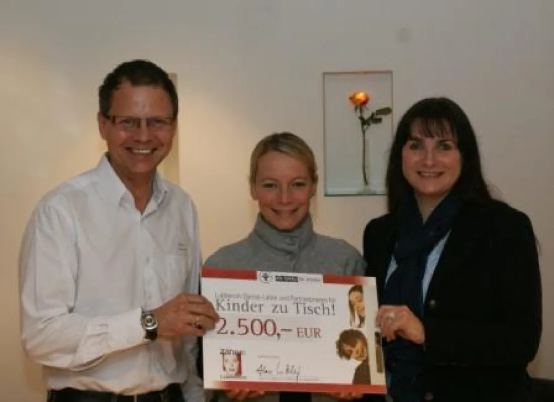 v.l.: M. May, Lubberich Dental-Labor, H. Krautkrämer, Kinderschutzbund, C. Moser-F., Lubberich