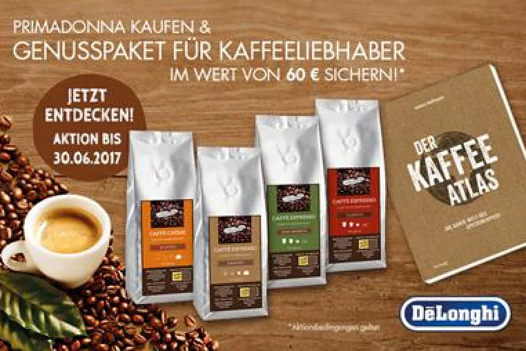 Bild: Jetzt Genusspaket sichern: Perfekter italienischer Kaffeegenuss mit De’Longhi