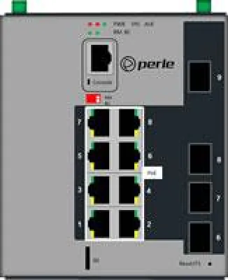 Bild: Perle führt Industrie Managed Switche mit PoE ein