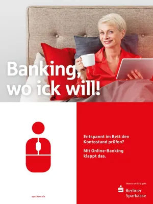 Bild: Klick.Klick. „Sparbara“-Kampagne von Salzkommunikation zum Online-Banking der Berliner Sparkasse
