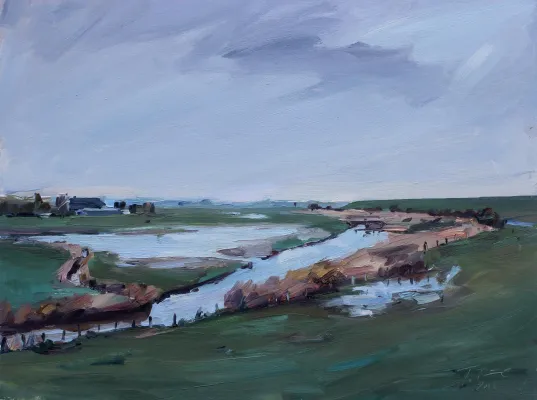 Norddeutsche Realisten - Achtern Diek Bild: Norddeutsche Realisten - Achtern Diek