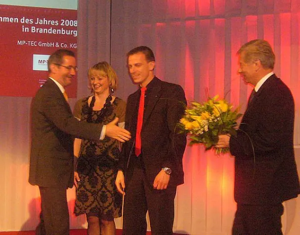 Bild: Verleihung des Unternehmerpreises der ostdeutschen Sparkassen