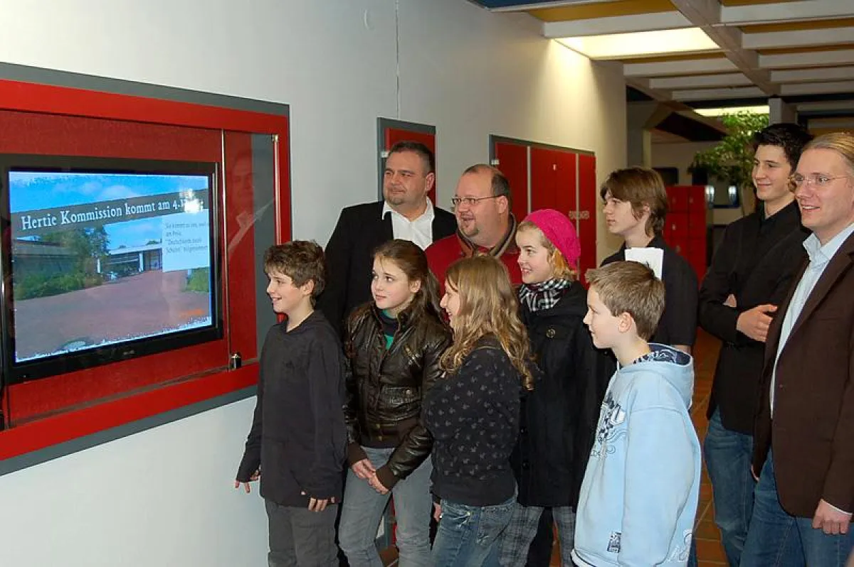 Schul TV der 42media group in der KGS Neustadt