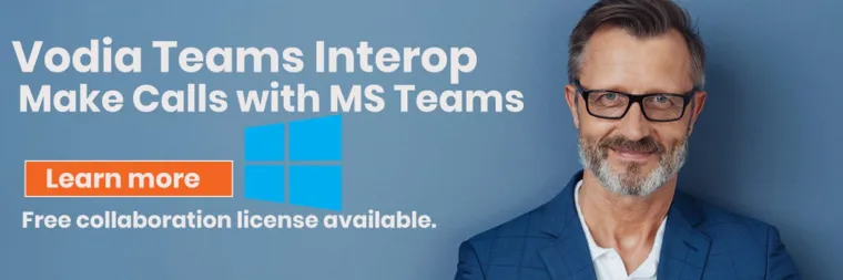 Bild: Vodia bietet Schnittstelle zu Microsoft Teams an