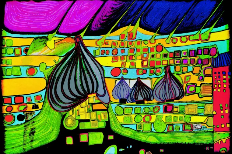 Bild: Angesagtes Wiener Label zur Hundertwasser-Ausstellung in München!