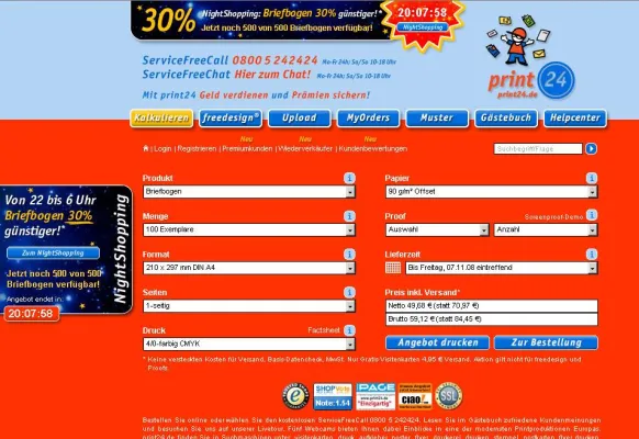 Bild: Print24 lädt ein zum „NightShopping“