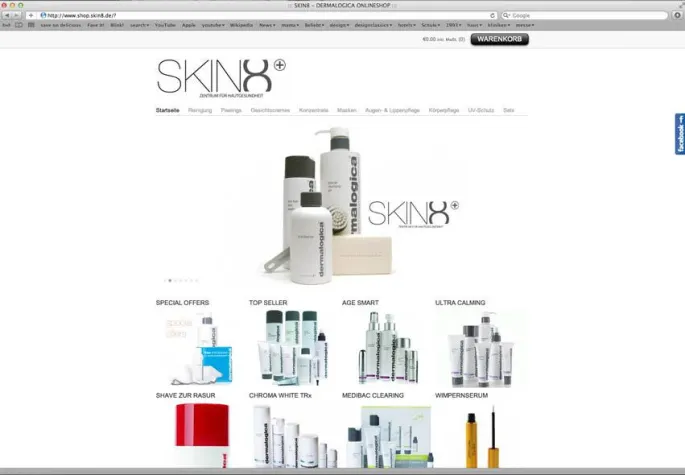 Bild: SKIN8 erweitert Dermalogica Online-Shop