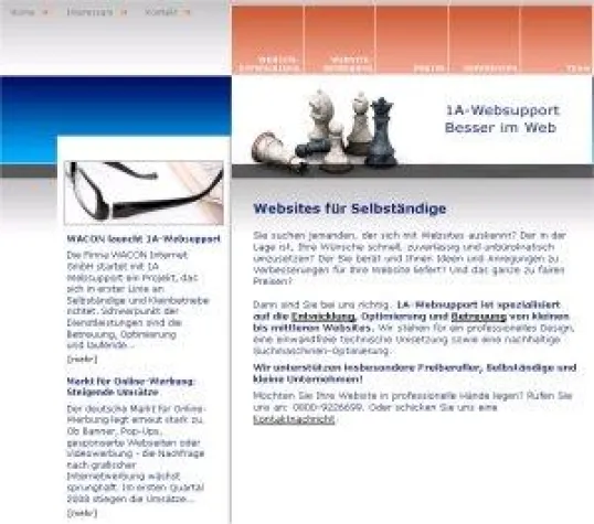 Bild: Website-Betreuung für Selbständige und kleine Unternehmen