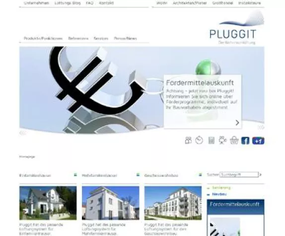 Bild: Neuheit: Pluggit bietet Online-Tool zur Berechnung von Fördermitteln