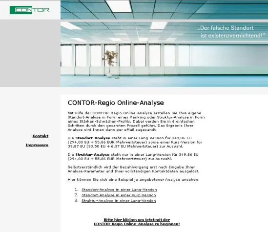 Bild: CONTOR-REGIO Studien: Die geeignetsten Städte für verschiedene Branchen auf vorlagen.de