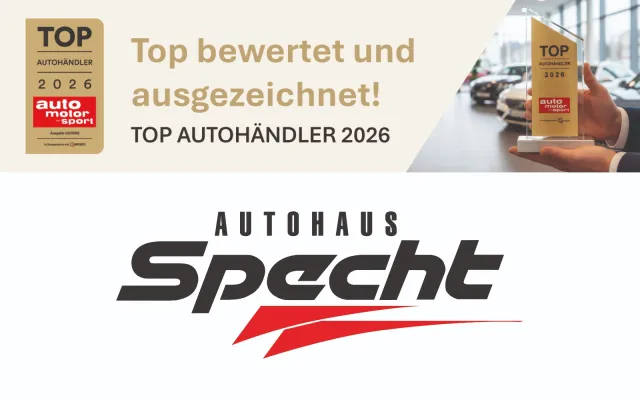 Bild: Autohaus Specht als „Top Autohändler 2026“ ausgezeichnet