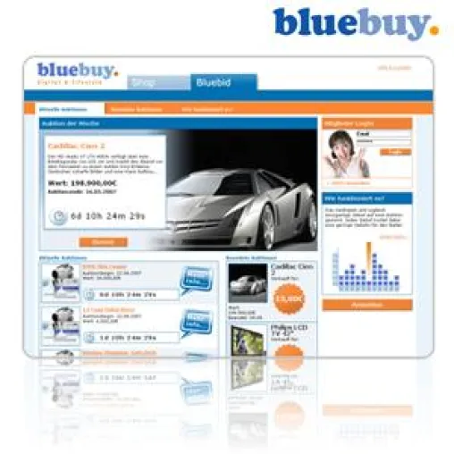 Bild: bluebuy erfindet das Bieten neu - erleben Sie jetzt bluebid