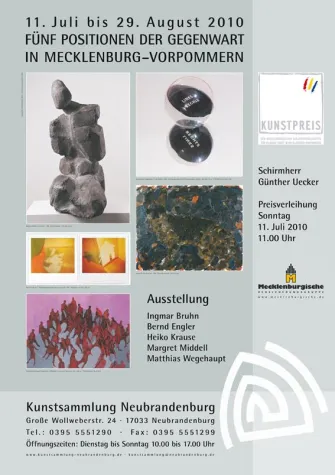 Bild: Kunstpreis der Mecklenburgischen Versicherungsgruppe --- Schirmherr Günther Uecker