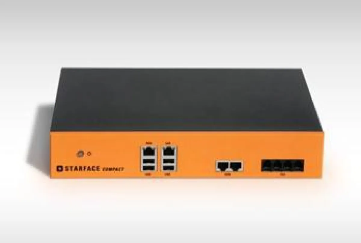 STARFACE Compact unterstützt Business-Telefonie für ISDN-, SIP-, NGN- und analoge Umgebungen
