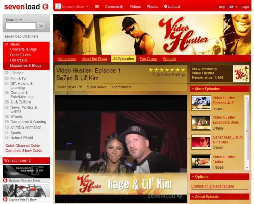 Bild: MIPTV 2009 - sevenload produziert "Video Hustler"
