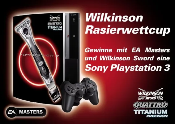 Bild: EA MASTERS und Wilkinson Sword suchen den glatt-rasiertesten Gamer Österreichs
