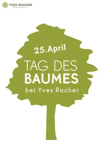 Bild: Tag des Baumes bei Yves Rocher am 25. April 2013