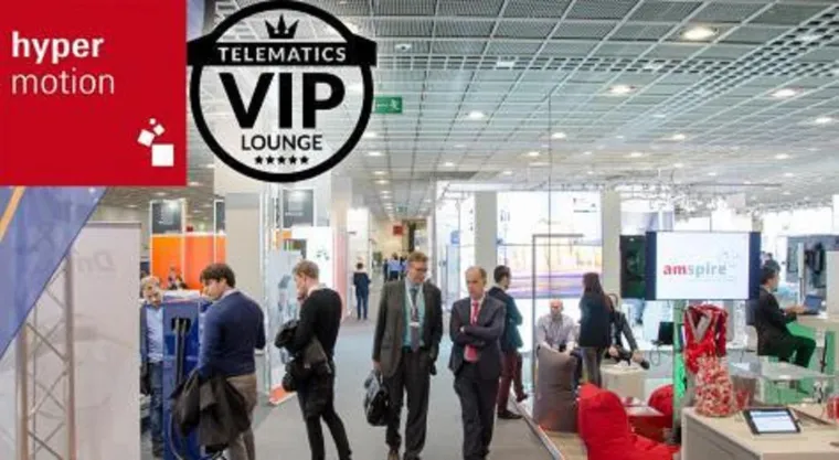Bild: Wegweisende Innovationen für Mobilität und Logistik - Hypermotion mit Telematics VIP-Lounge