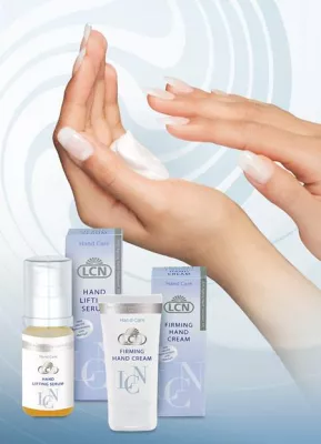 Bild: Innovatives Handpflegeduo für zeitlose Schönheit – Firming Hand Cream und Hand Lifting Serum von LCN