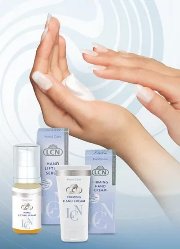 Bild: Innovatives Handpflegeduo für zeitlose Schönheit – Firming Hand Cream und Hand Lifting Serum von LCN