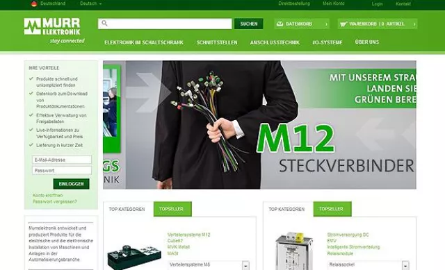 Bild: B2B E-Commerce mit OXID, FACT-Finder und SAP: NETFORMIC launcht internationalen Shop für Murrelektronik