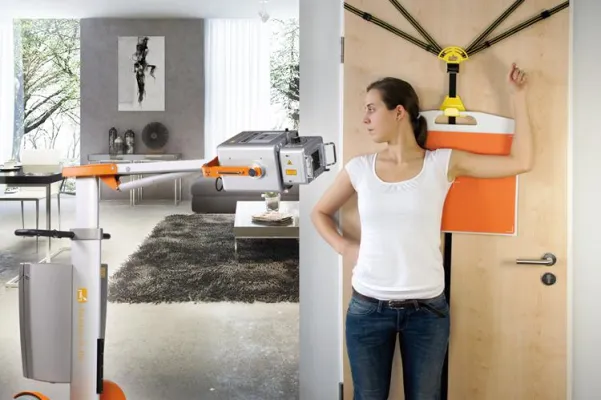 Bild: Weltneuheit: Portable Detektorhalterung für den mobilen Röntgeneinsatz