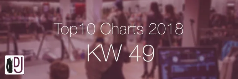 Bild: Aktuelle Top Ten-Charts KW 49/2018